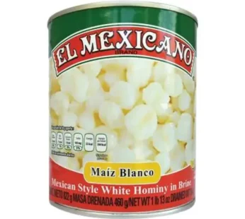 “El Mexicano” Maíz blanco 1 lb lata