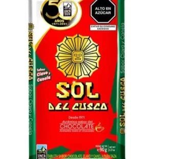 “Sol del Cuzco”  Hot Chocolate Bar 90 grs