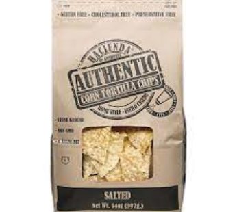 Corn Tortilla chips “Hacienda de Gutierrez” Salted  397 grs